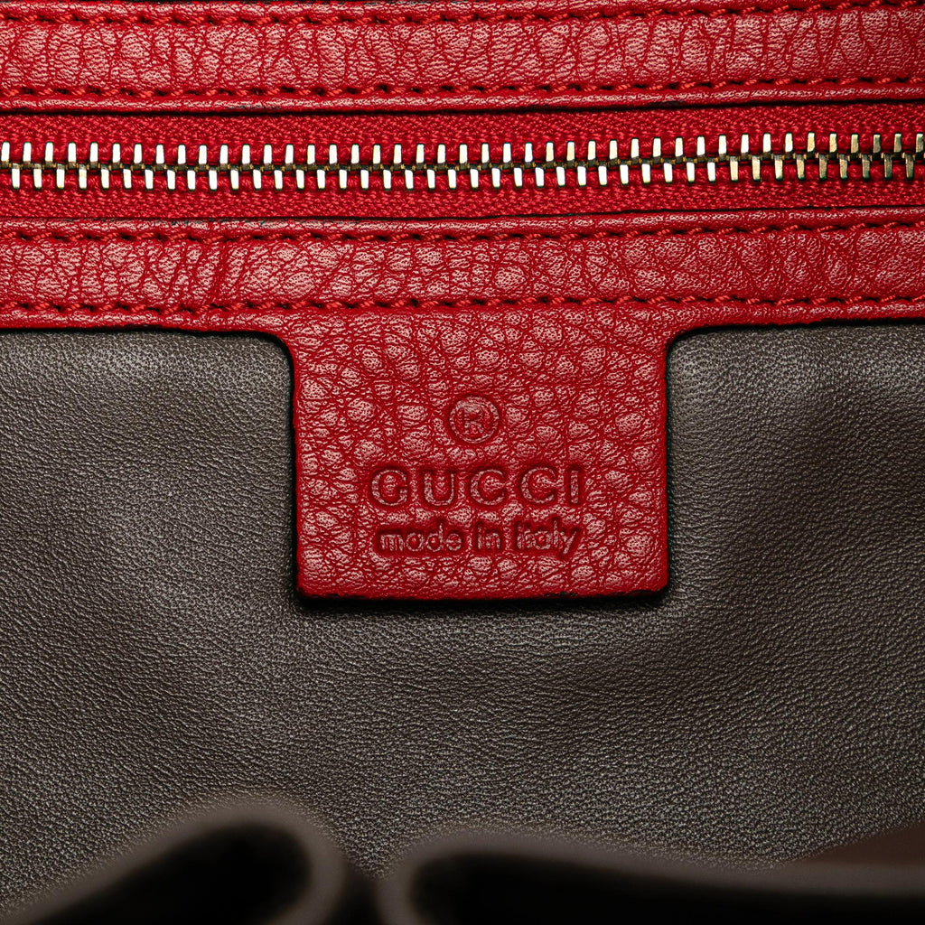 Gucci Leather Lady Tassel Bucket Bag (SHG-uZdZdK)