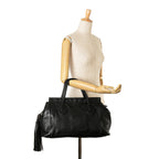 Gucci Leather Lady Tassel Top Handle Bag (SHG-D4URO6)