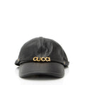 Gucci Leather Logo Baseball Hat - Size S