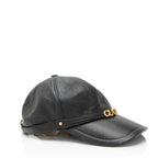 Gucci Leather Logo Baseball Hat - Size S