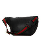 Gucci Leather Logo Belt Bag (SHG-kNsWmz)