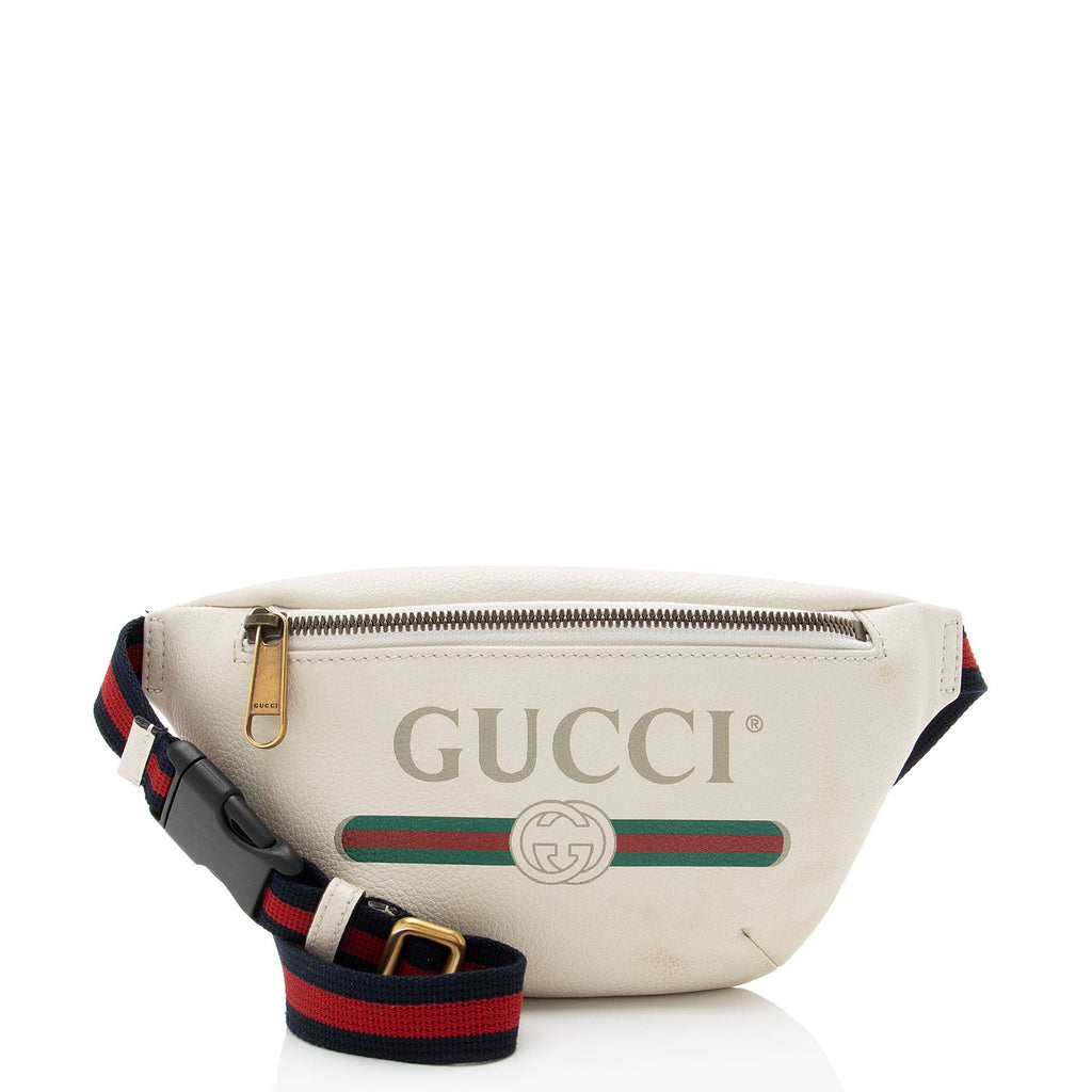 Gucci Leather Logo Belt Bag