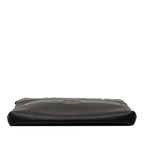 Gucci Leather Logo Clutch