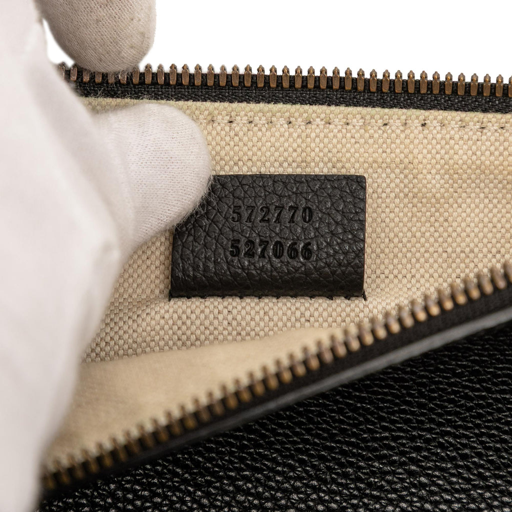 Gucci Leather Logo Clutch