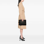 Gucci Leather Logo Clutch