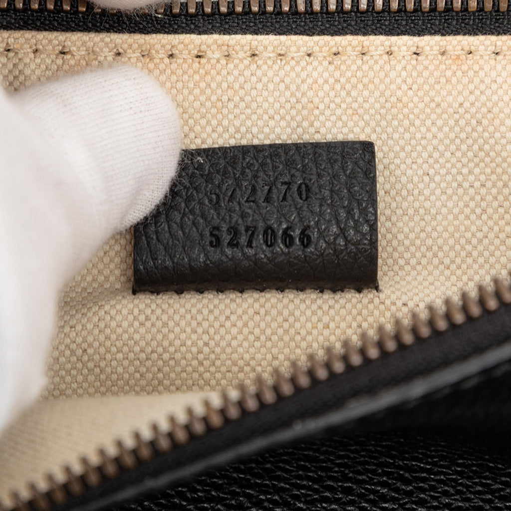 Gucci Leather Logo Clutch