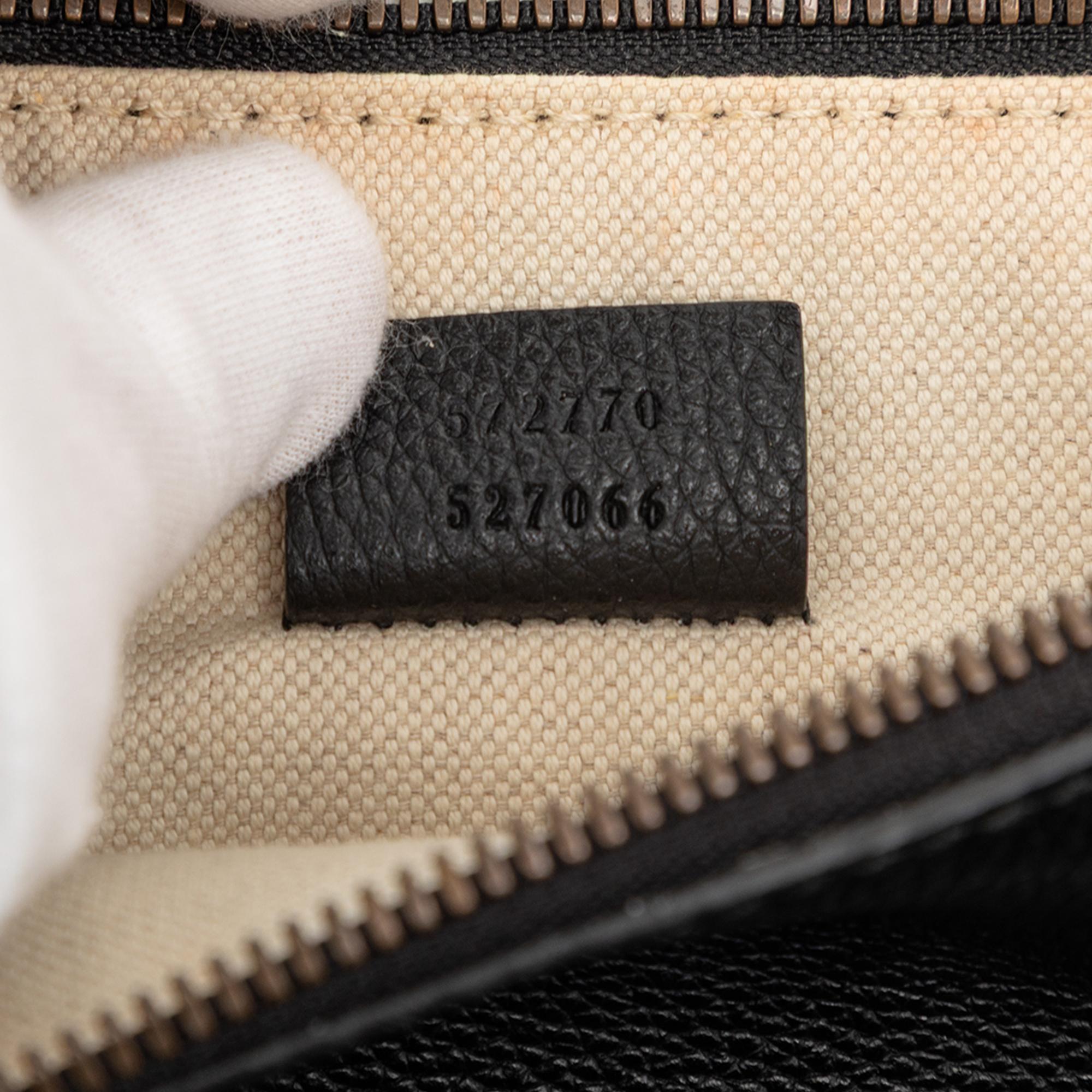 Gucci Leather Logo Clutch