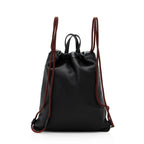Gucci Leather Logo Drawstring Backpack (SHF-20714)