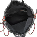 Gucci Leather Logo Drawstring Backpack (SHF-20714)
