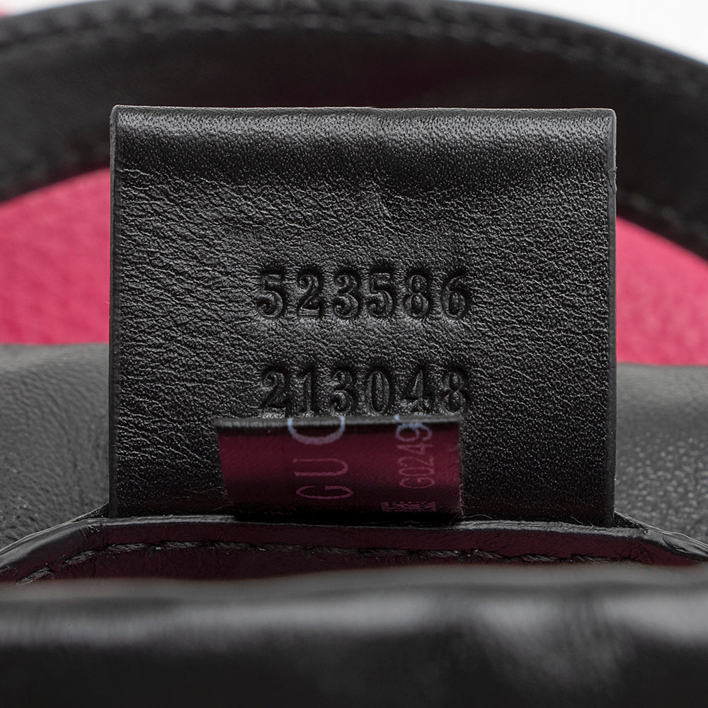 Gucci Leather Logo Drawstring Backpack (SHF-21880)