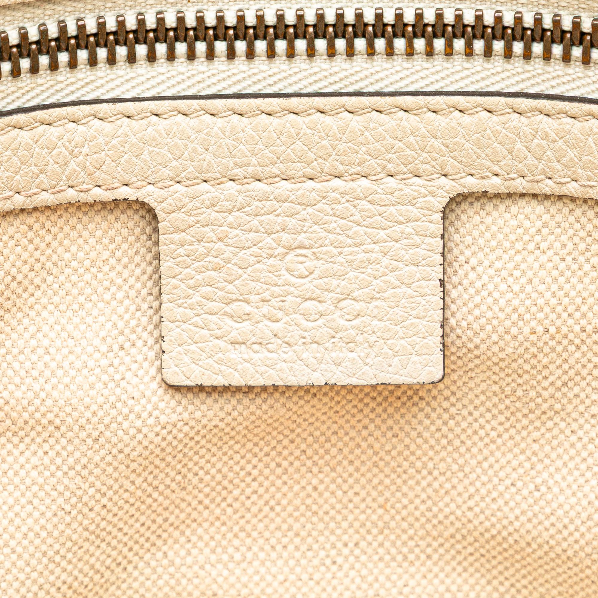 Gucci Leather Logo Half Moon Crossbody
