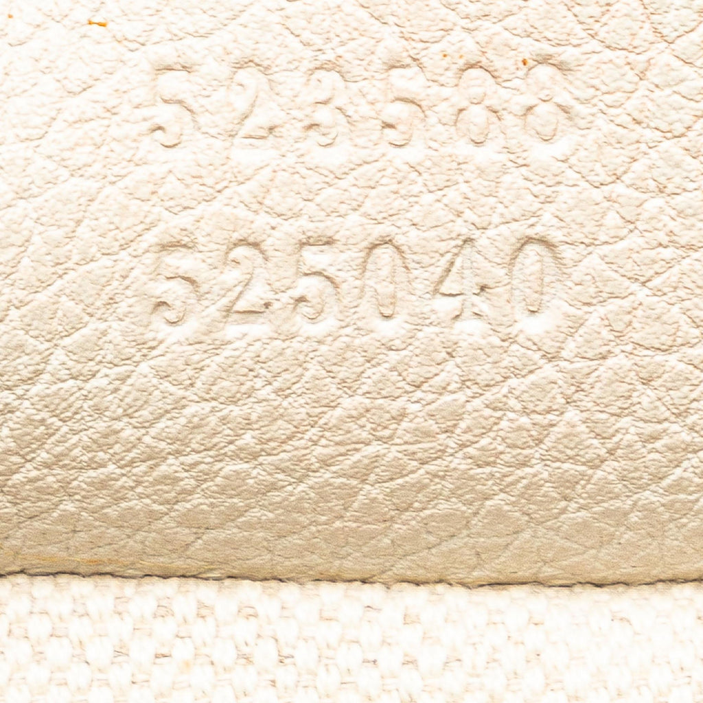Gucci Leather Logo Half Moon Crossbody