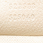 Gucci Leather Logo Half Moon Crossbody