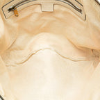 Gucci Leather Logo Half Moon Crossbody