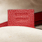 Gucci Leather Logo Half Moon Messenger Bag (SHF-21798)