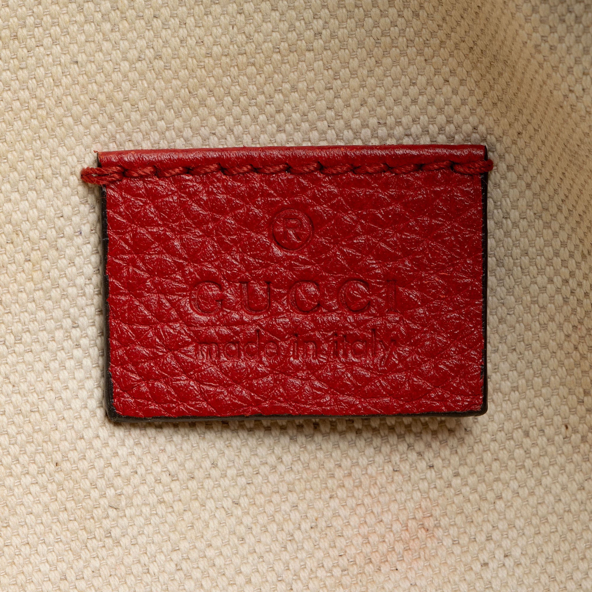 Gucci Leather Logo Large Belt Bag