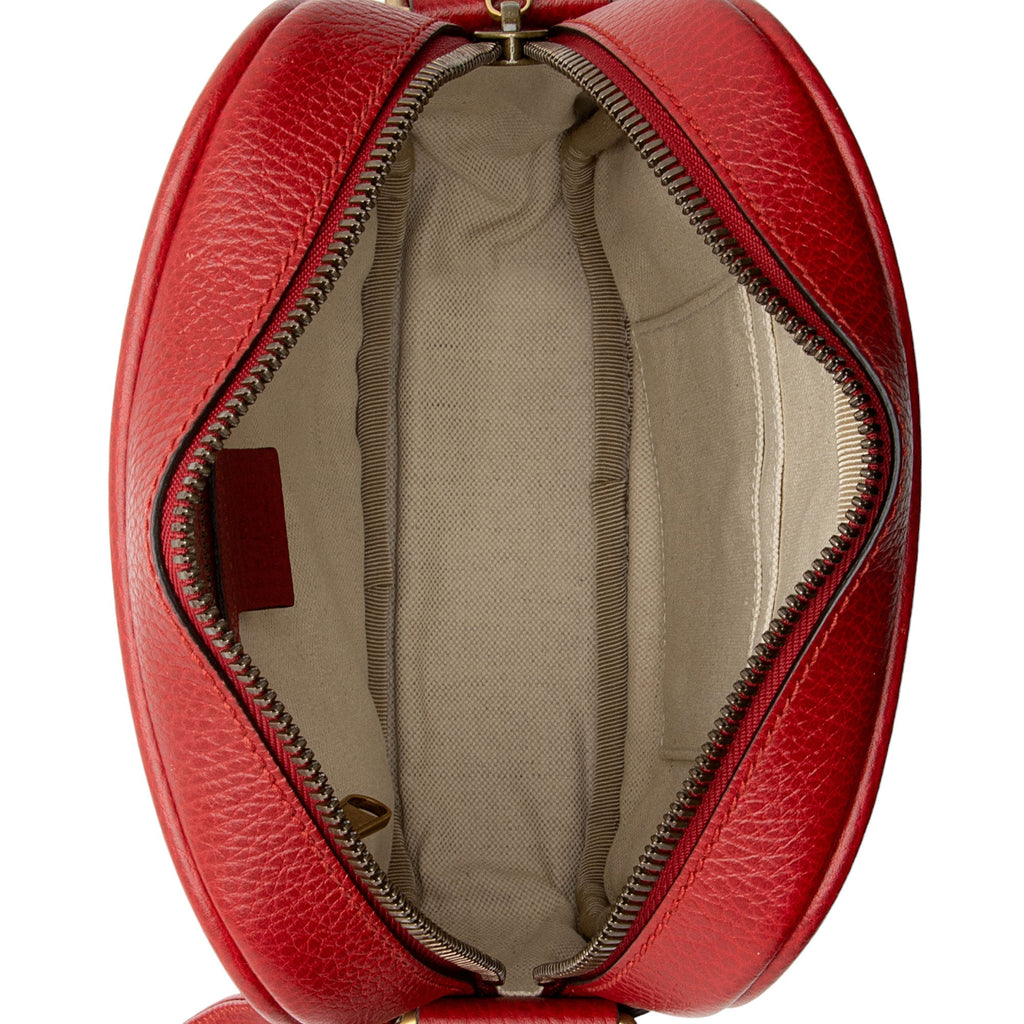 Gucci Leather Logo Messenger (SHF-pLuM4p)