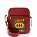 Gucci Leather Logo Messenger