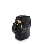Gucci Leather Logo Mini Messenger Bag (SHF-P3Milm)