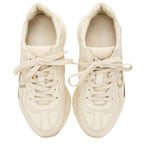 Gucci Leather Logo Rhyton Sneakers - Size 6.5 / 36.5