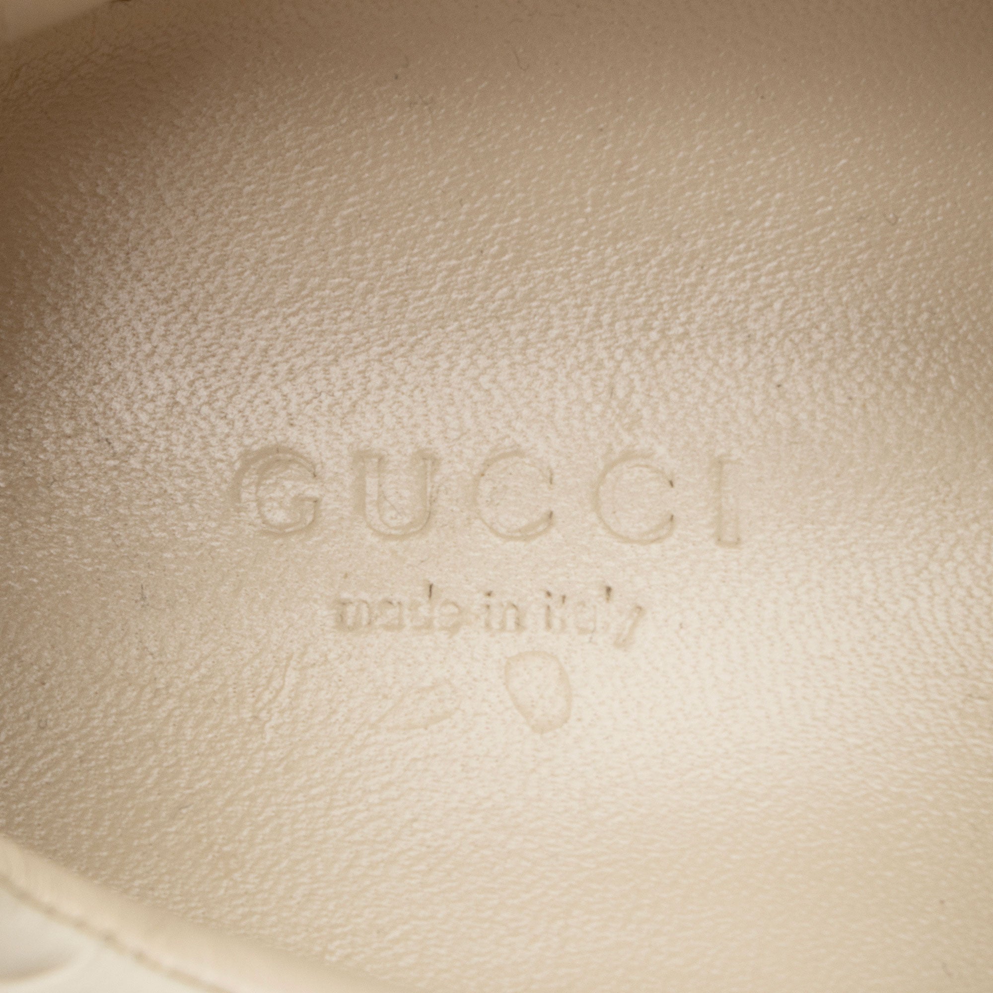 Gucci Leather Logo Rhyton Sneakers - Size 9 / 39