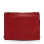 Gucci Leather Logo Zip Pouch (SHF-x1B73m)