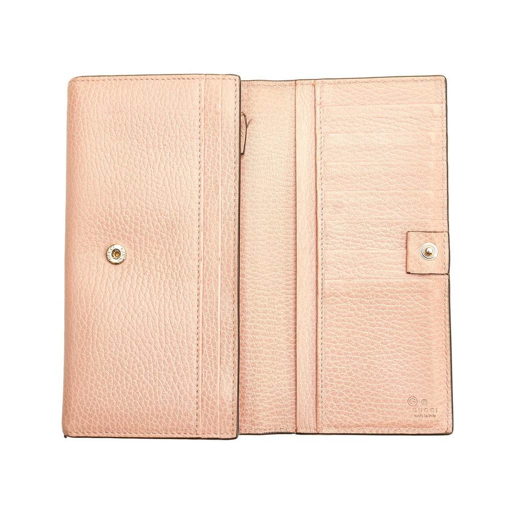 Gucci Leather Long Wallet (SHG-27002)