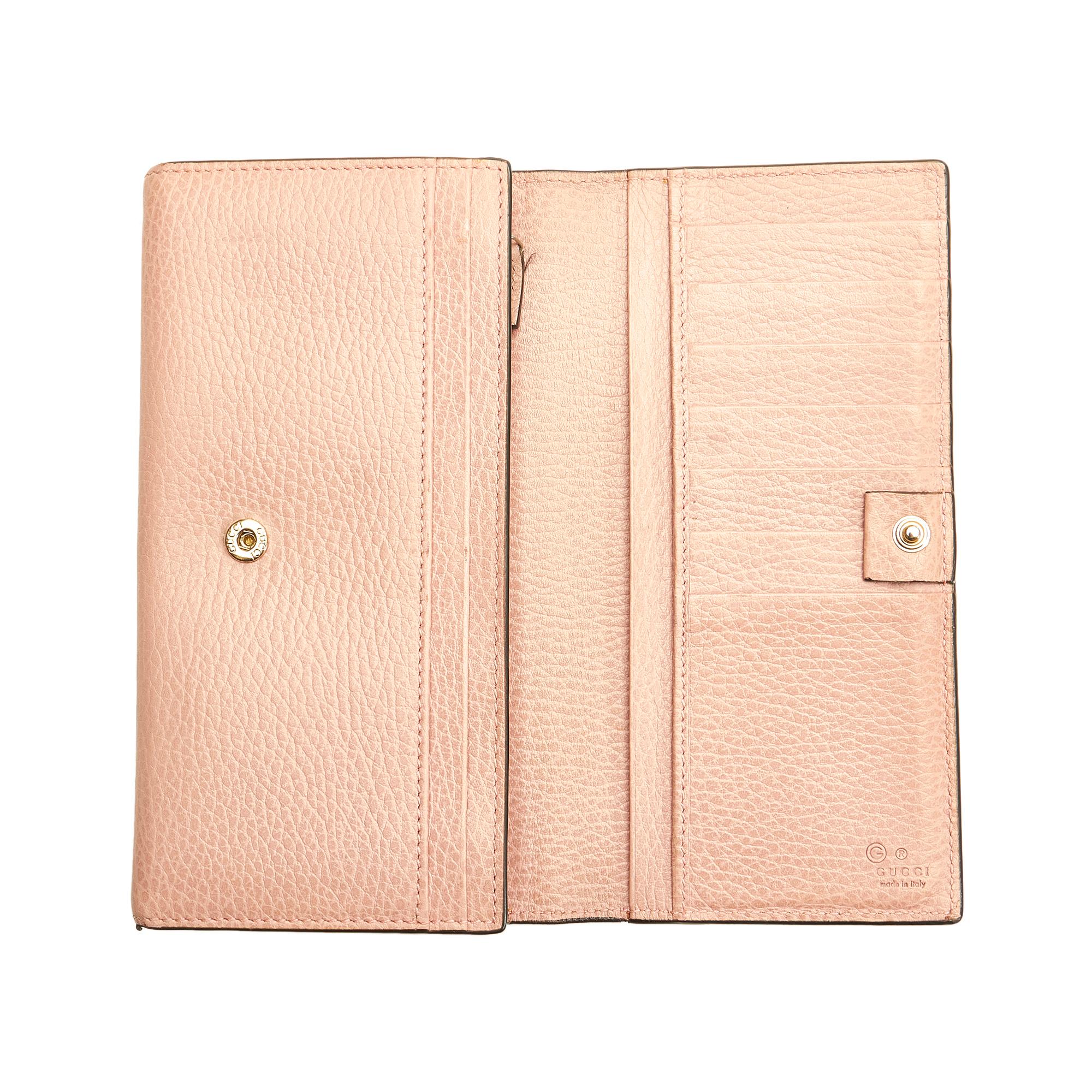 Gucci Leather Long Wallet (SHG-27002)