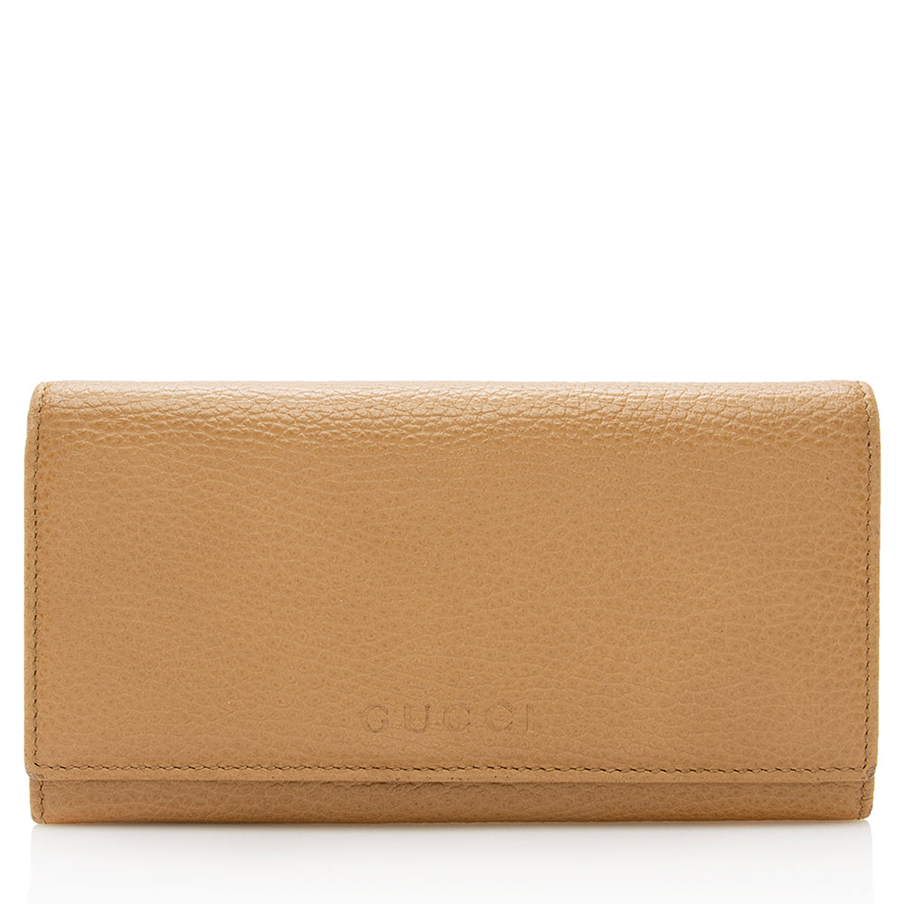 Gucci Leather Long Wallet - FINAL SALE (SHF-19459)