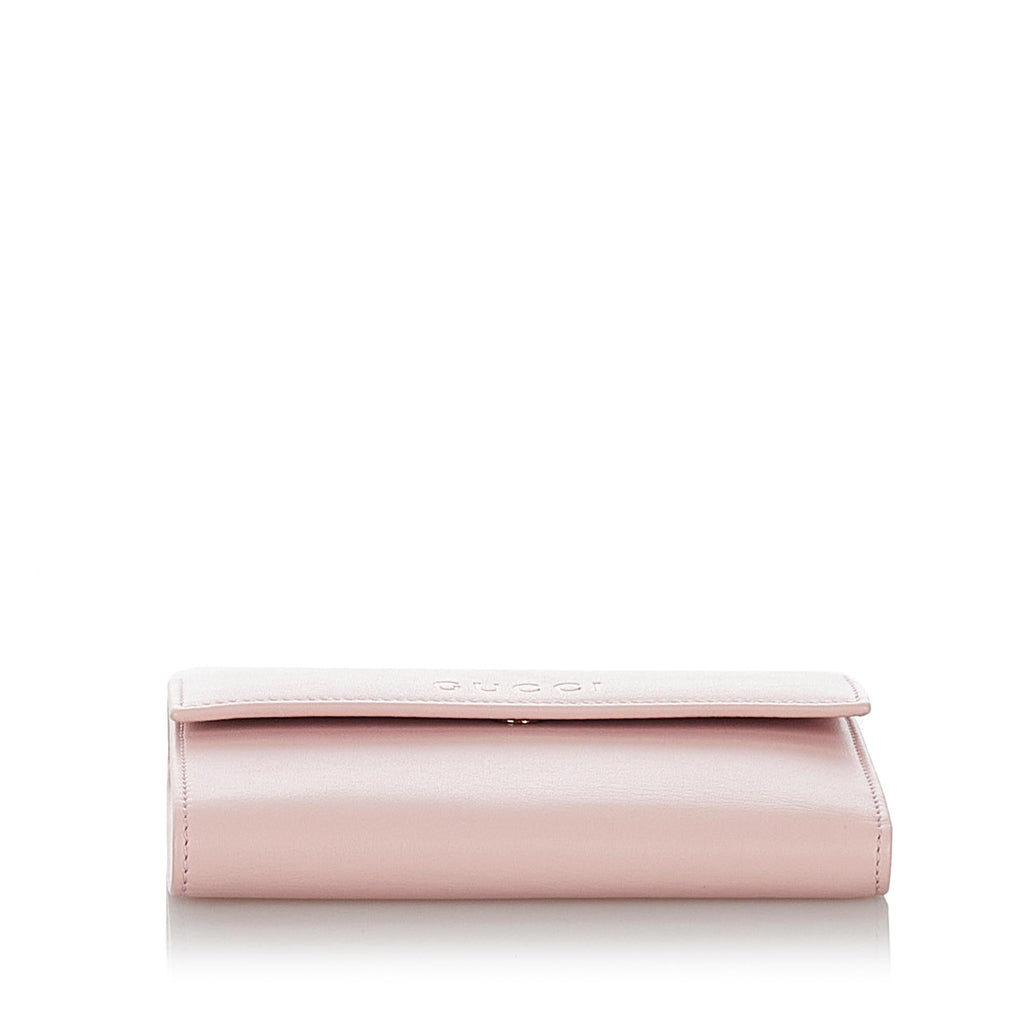 Gucci Leather Long Wallet (SHG-36175)