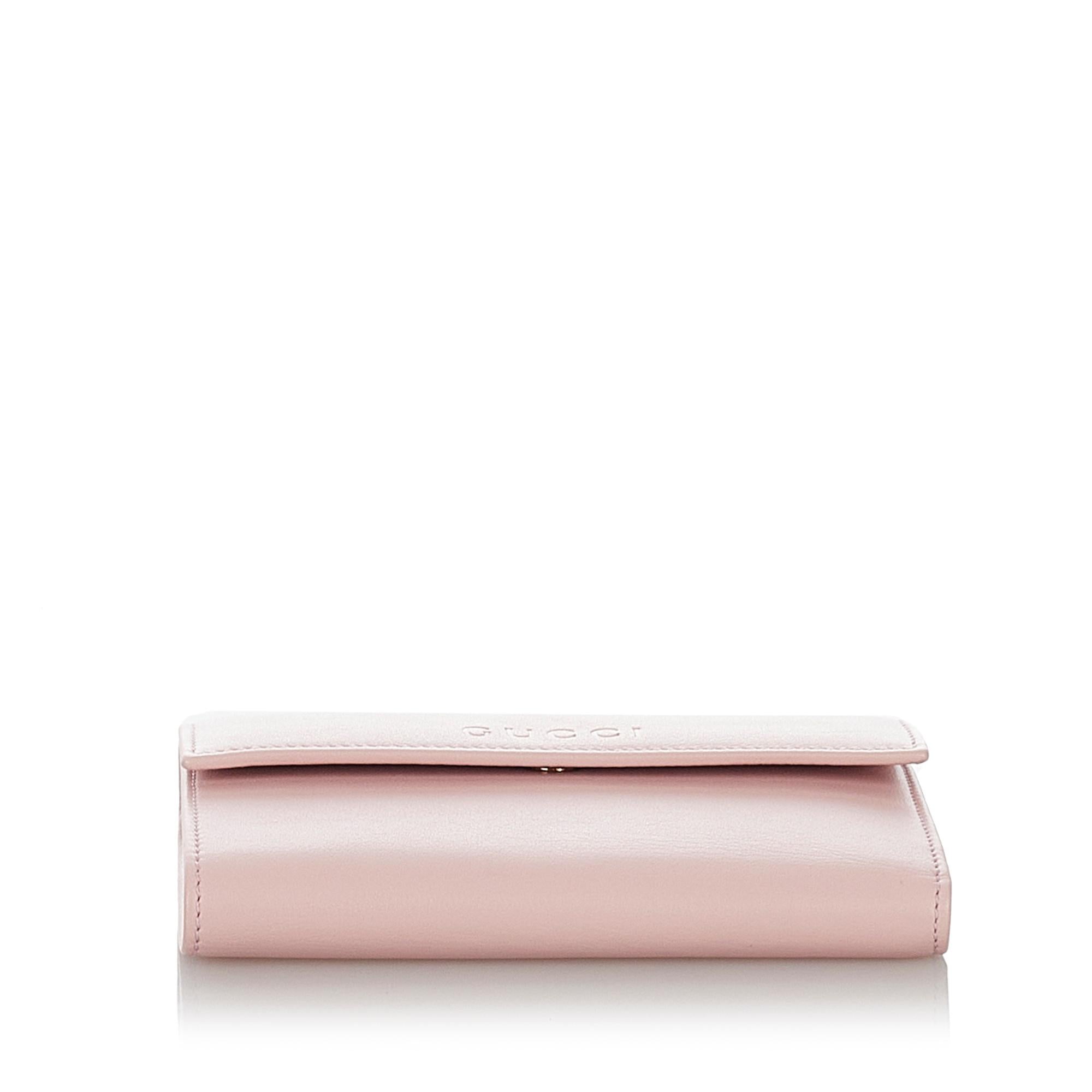 Gucci Leather Long Wallet (SHG-36175)