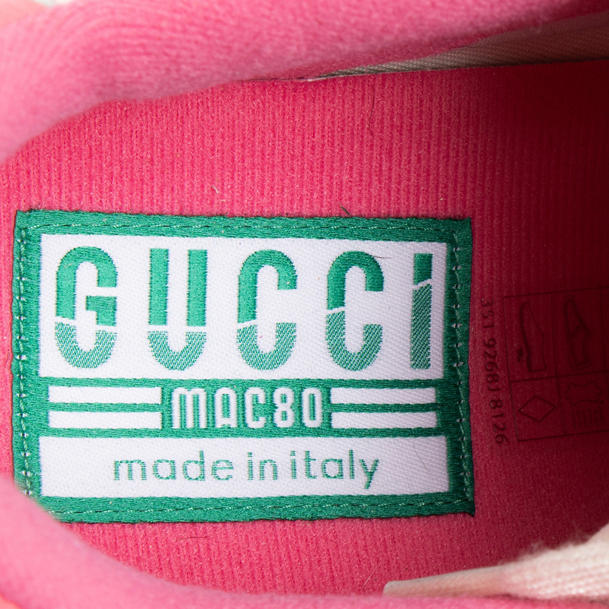 Gucci Leather Mac80 Sneakers - Size 9.5 / 39.5