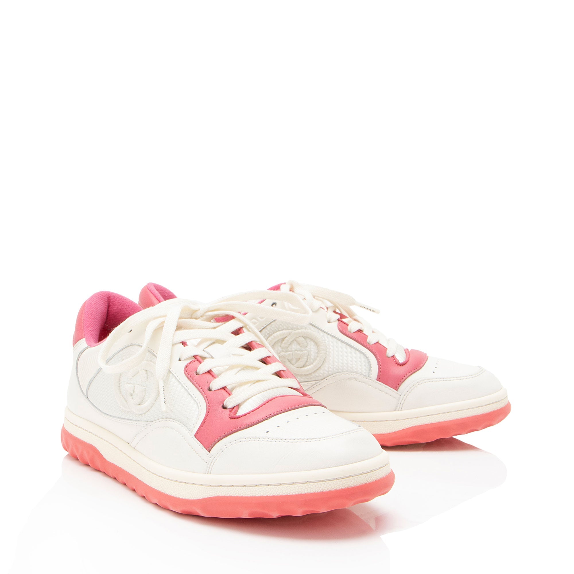 Gucci Leather Mac80 Sneakers - Size 9.5 / 39.5