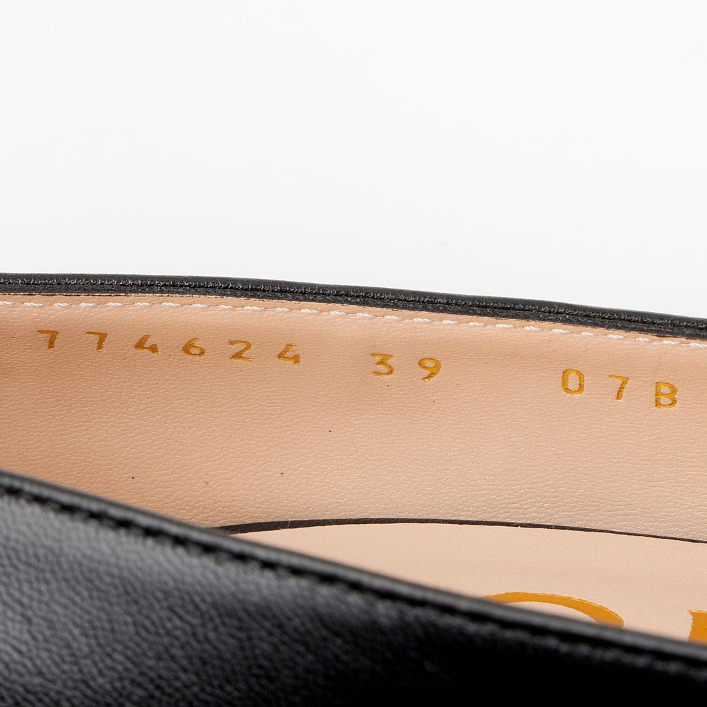 Gucci Leather Malaga Kid Horsebit Pumps - Size 9 / 39