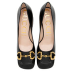 Gucci Leather Malaga Kid Horsebit Pumps - Size 9 / 39