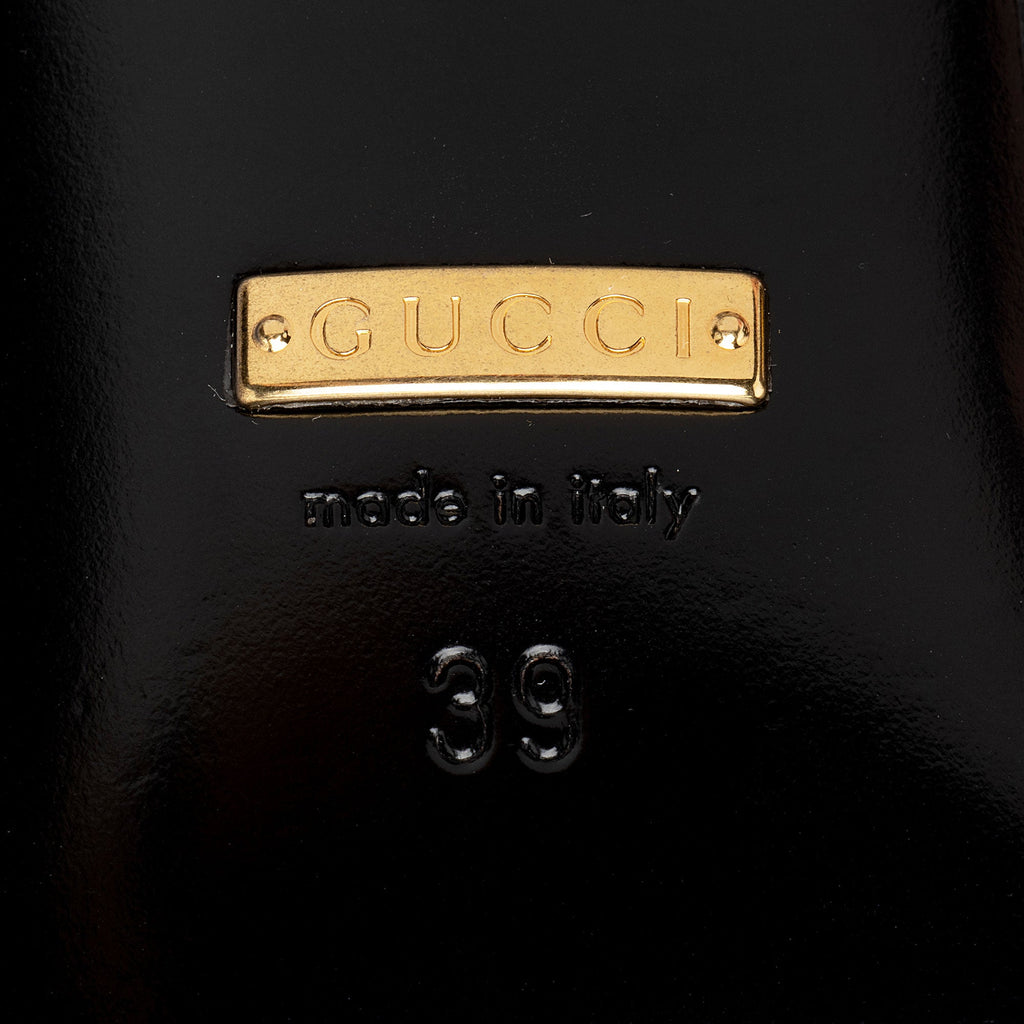 Gucci Leather Malaga Kid Horsebit Pumps - Size 9 / 39