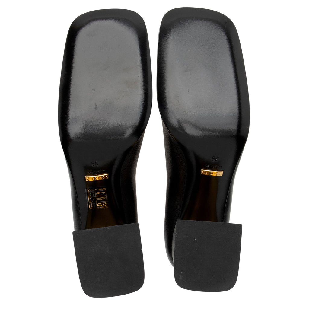 Gucci Leather Malaga Kid Horsebit Pumps - Size 9 / 39