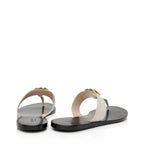 Gucci Leather Marmont T-Strap Sandals - Size 7.5 / 37.5 (SHF-aHZ3M9)