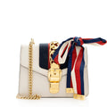 Gucci Leather Mini Sylvie Chain Bag (SHF-18448)