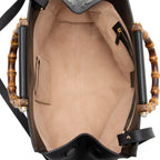 Gucci Leather Nymphaea Top Handle Medium Satchel (SHF-21345)