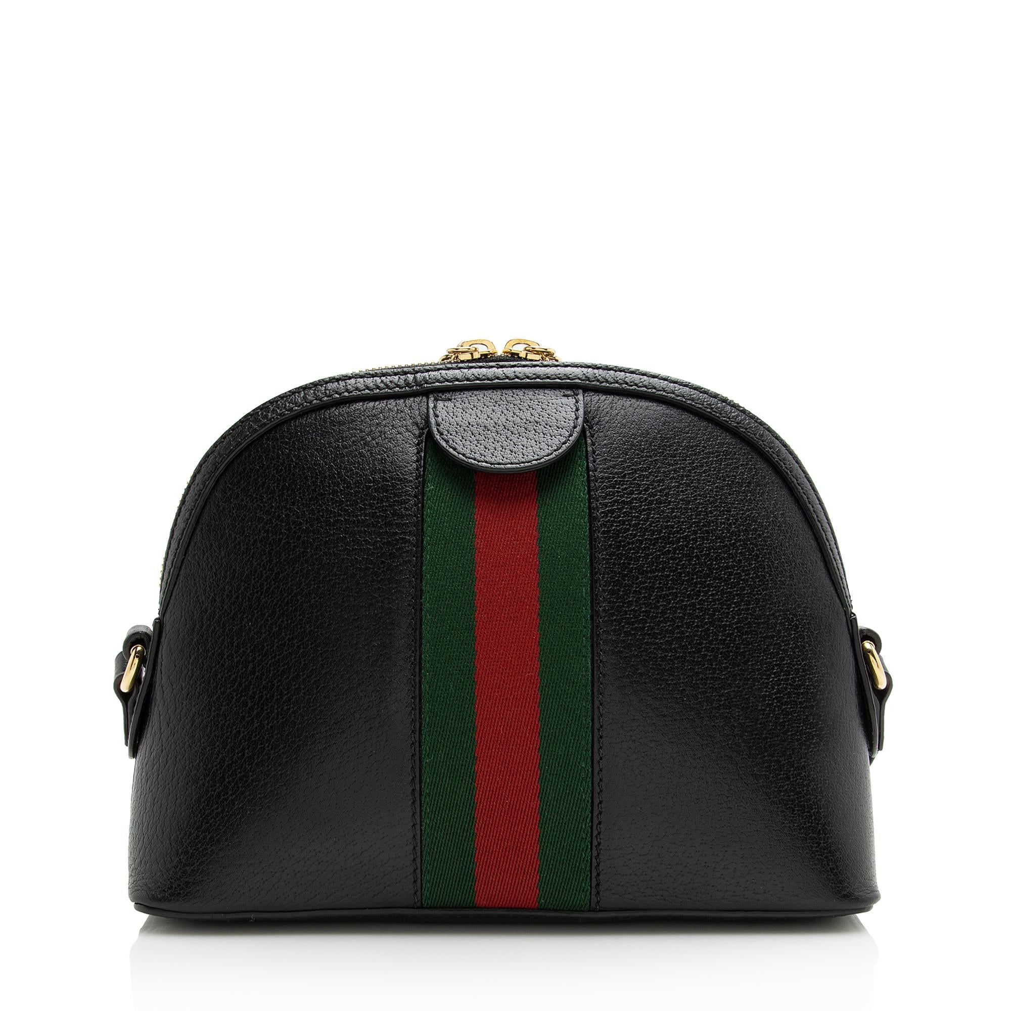 Gucci Leather Ophidia Dome Small Shoulder Bag (SHF-22613)