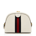 Gucci Leather Ophidia Dome Small Shoulder Bag