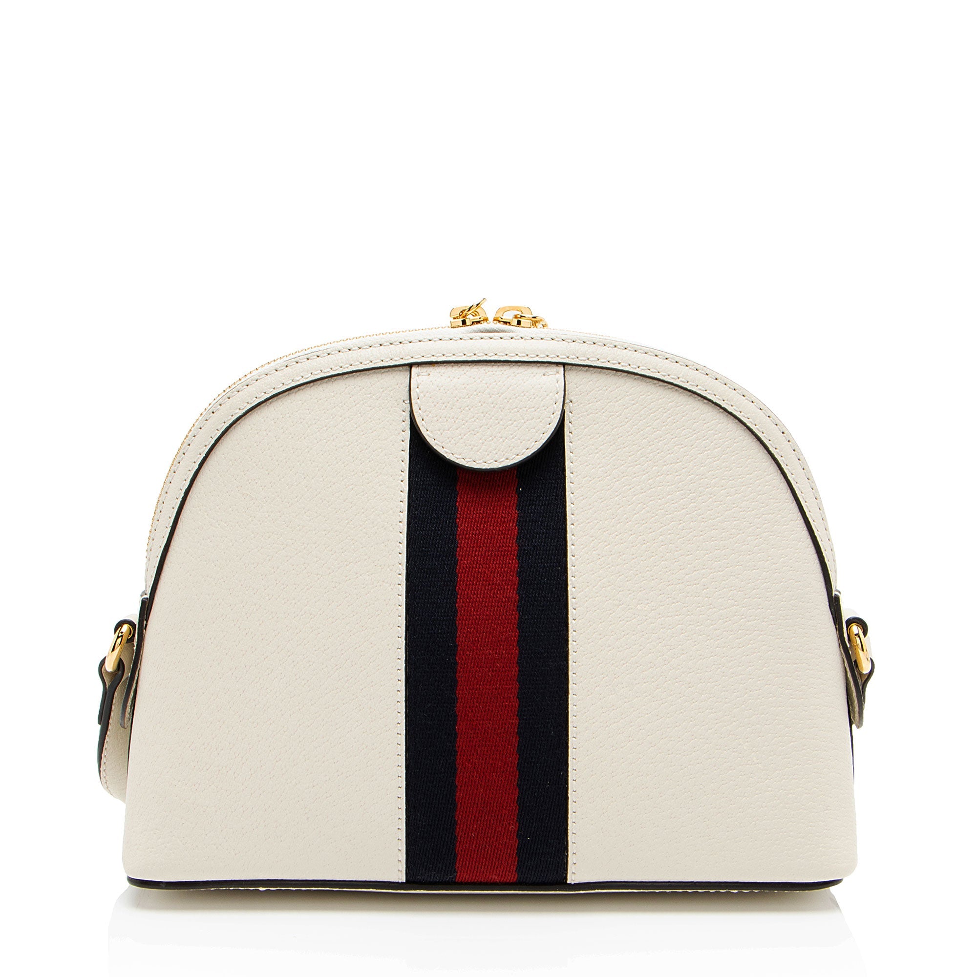 Gucci Leather Ophidia Dome Small Shoulder Bag