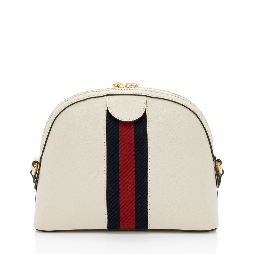 Gucci Leather Ophidia Dome Small Shoulder Bag