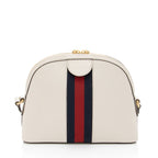 Gucci Leather Ophidia Dome Small Shoulder Bag