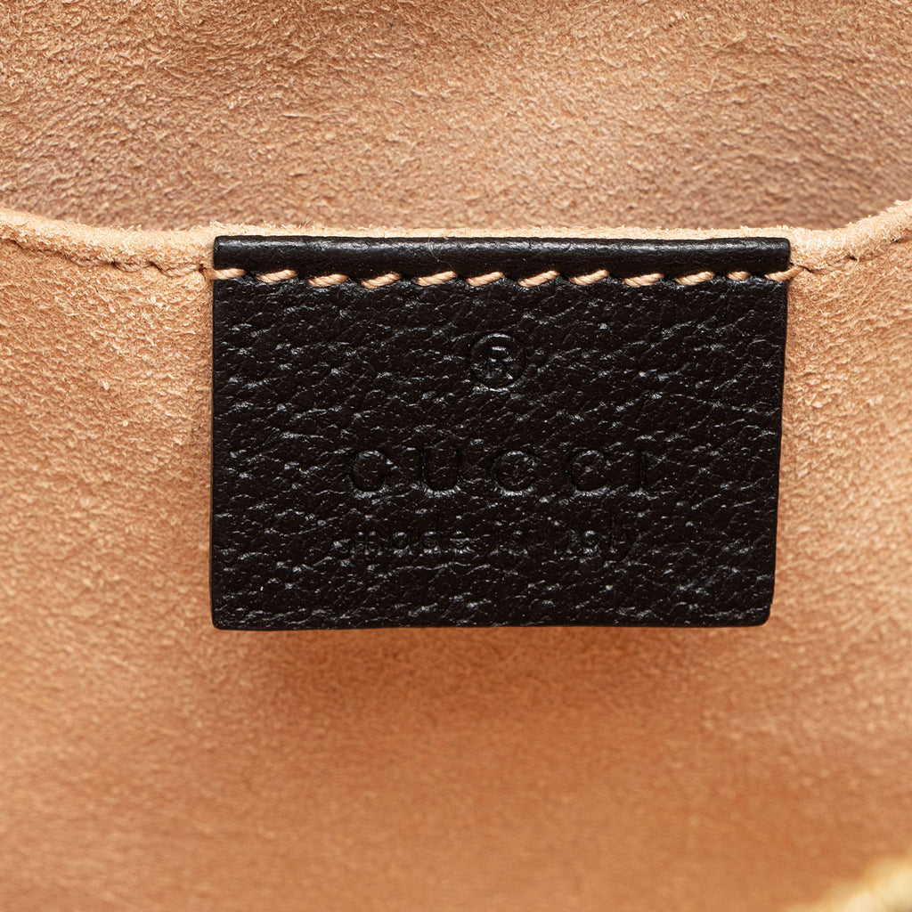 Gucci Leather Ophidia Dome Small Shoulder Bag