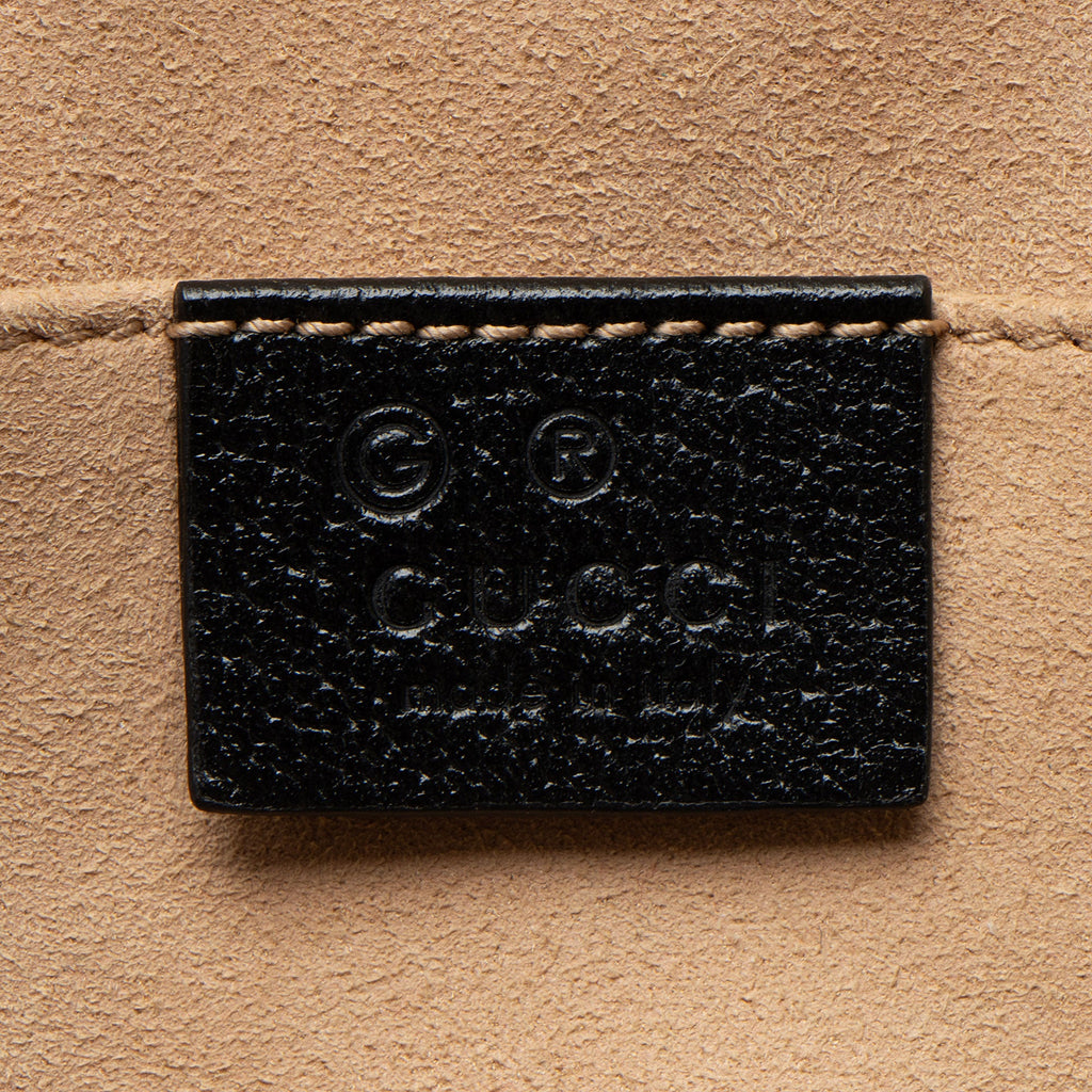Gucci Leather Ophidia Dome Small Shoulder Bag