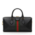 Gucci Leather Ophidia Medium Boston Bag (SHF-22477)