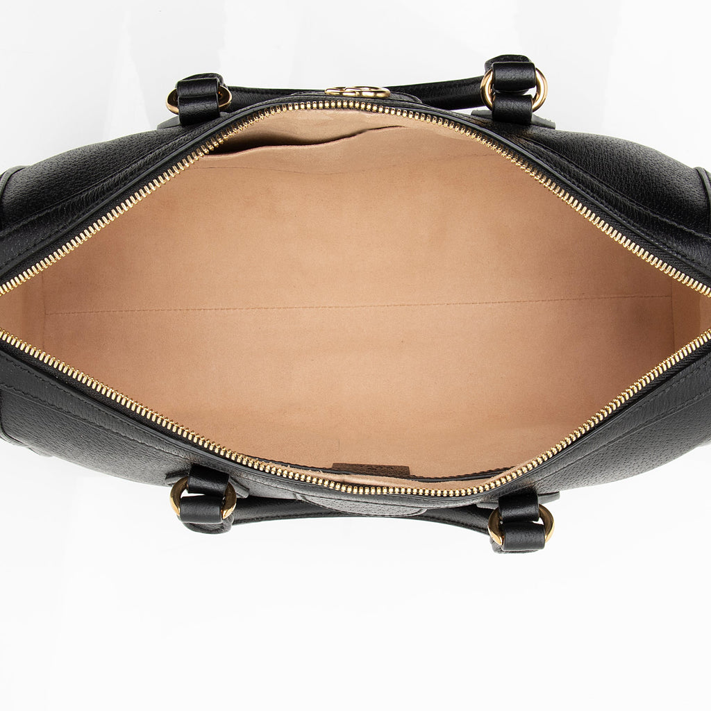 Gucci Leather Ophidia Medium Boston Bag (SHF-22477)