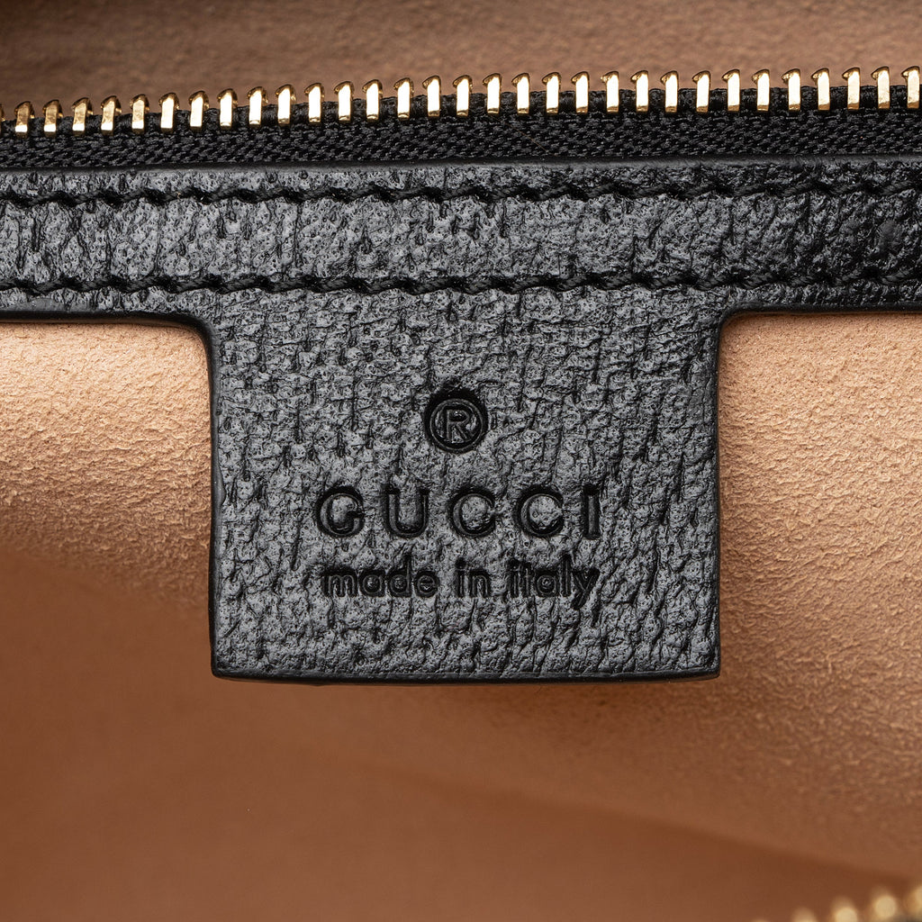 Gucci Leather Ophidia Medium Boston Bag (SHF-22477)